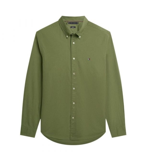 TOMMY HILFIGER FLEX POPLIN SOLID RF SHIRT 7550-MSX