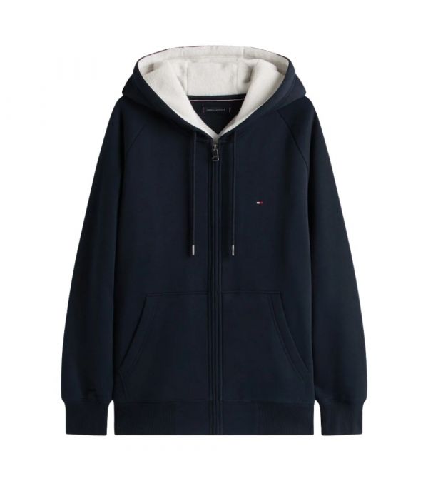 TOMMY HILFIGER ΖΑΚΕΤΑ TEDDY LINED HDD ZIP THROUGH 0418-DW5