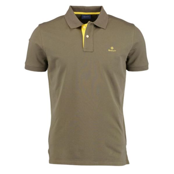 GANT CONTRAST COLLAR PIQUE SS RUGGER 2003-301