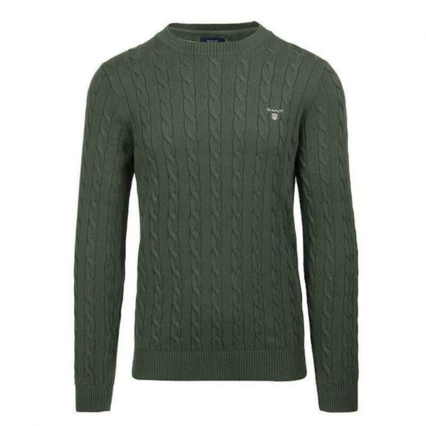 GANT COTTON CABLE C-NECK 0601-374