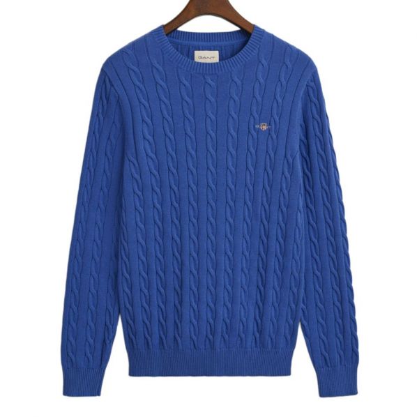 GANT COTTON CABLE C-NECK 0601-407