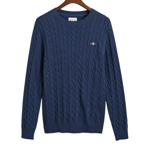 GANT COTTON CABLE C-NECK 0601-902