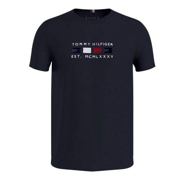 TOMMY HILFIGER FOUR FLAGS TEE 0162-DW5