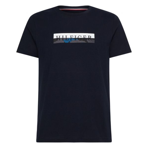 TOMMY HILFIGER T-SHIRT CAMO GRAPHIC TEE 4548-DW5