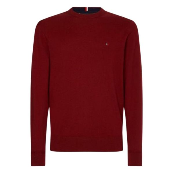 TOMMY HILFIGER PIMA ORG CTN CASHMERE CREW NECK 8046-VLP