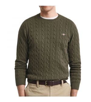 GANT COTTON CABLE C-NECK 0601-384