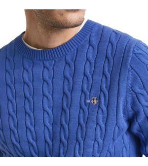 GANT COTTON CABLE C-NECK 0601-407