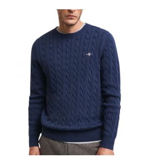 GANT COTTON CABLE C-NECK 0601-902