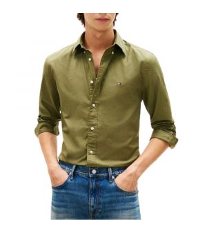 TOMMY HILFIGER FLEX POPLIN SOLID RF SHIRT 7550-MSX