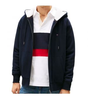 TOMMY HILFIGER ΖΑΚΕΤΑ TEDDY LINED HDD ZIP THROUGH 0418-DW5