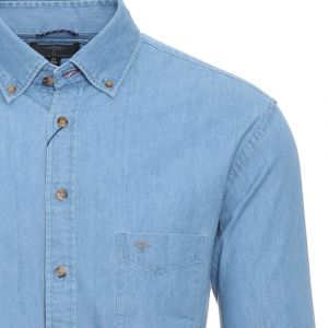 FYNCH HATTON SHIRT LIGHT BLUE 6190-6190