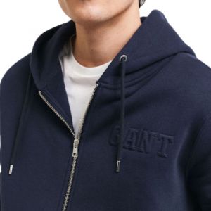 GANT ΖΑΚΕΤΑ EMBOSSED FULL-ZIP HOODIE 5086-433