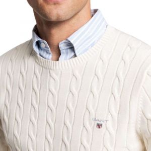 GANT COTTON CABLE C-NECK 0601-130