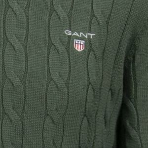 GANT COTTON CABLE C-NECK 0601-374
