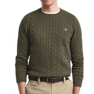 GANT COTTON CABLE C-NECK 0601-384
