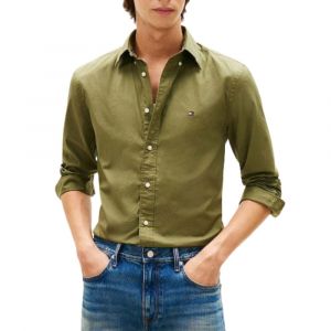 TOMMY HILFIGER FLEX POPLIN SOLID RF SHIRT 7550-MSX