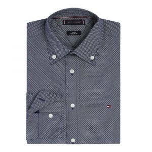 TOMMY HILFIGER FLEX POPLIN MICRO RF PRINT SHIRT 0455-0GZ