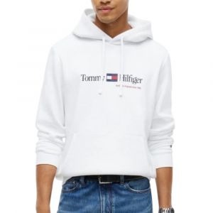 TOMMY HILFIGER GRAPHIC REG FLEECE HOODIE  4935-YBR