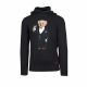 RALPH LAUREN ΕΠΕΤΕΙΑΚΟ ΜΑΛΛΙΝΟ LS MARTIN BEAR HOOD  BLACK 40001