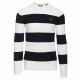 GANT COTTON PIQUE BARSTRIPE CREW 0528-113