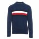 TOMMY HILFIGER GLOBAL STRIPE CREW NECK 5439-DAF