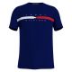 TOMMY HILFIGER GLOBAL STRIPE CHEST TEE 6572-DY4