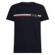 TOMMY HILFIGER T-SHIRT CORP SPLIT TEE 6592-DW5