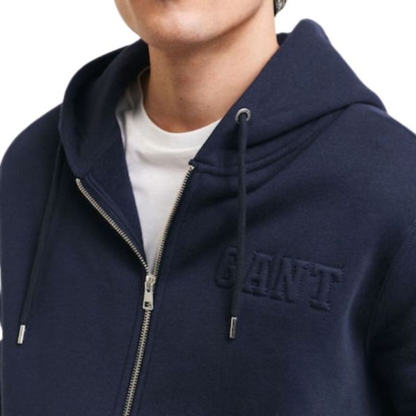 GANT ΖΑΚΕΤΑ EMBOSSED FULL-ZIP HOODIE 5086-433