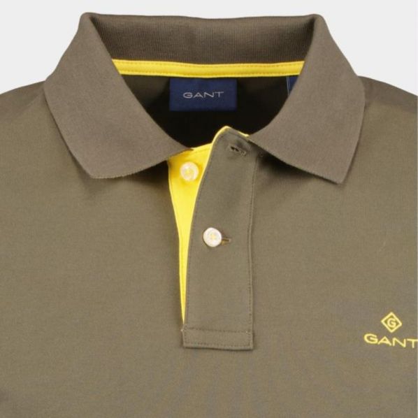 GANT CONTRAST COLLAR PIQUE SS RUGGER 2003-301