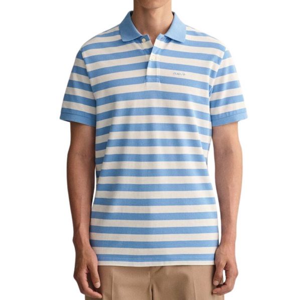 GANT POLO MULTI STRIPE SS PIQUE 2018-414