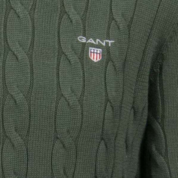 GANT COTTON CABLE C-NECK 0601-374