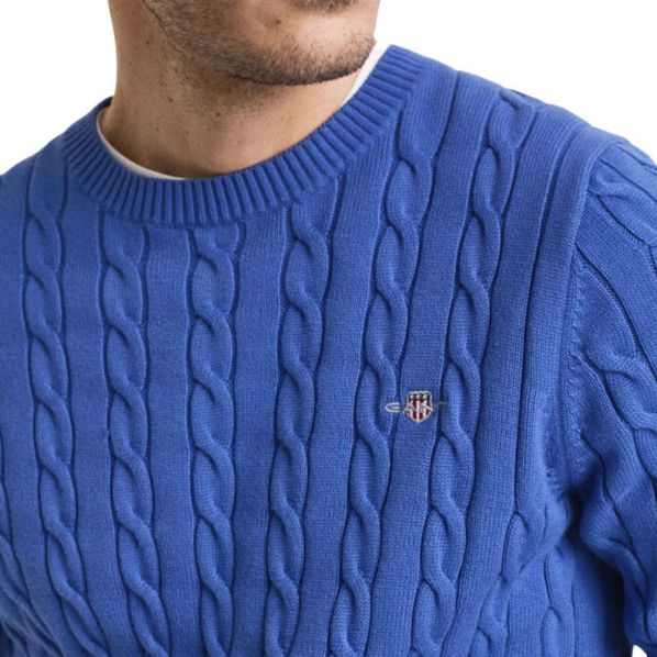 GANT COTTON CABLE C-NECK 0601-407