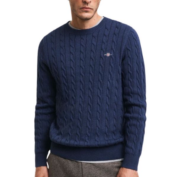 GANT COTTON CABLE C-NECK 0601-902