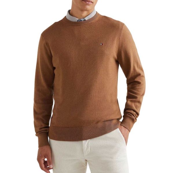 TOMMY HILFIGER PIMA ORG CTN CASHMERE CREW NECK 8046-GWJ
