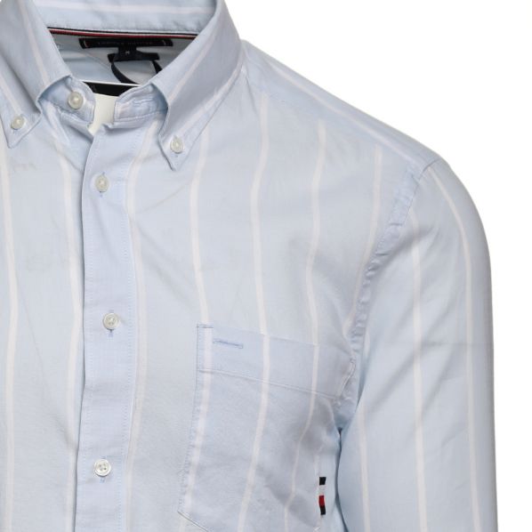 TOMMY HILFIGER OXFORD STRIPE RF SHIRT 0080-0A4