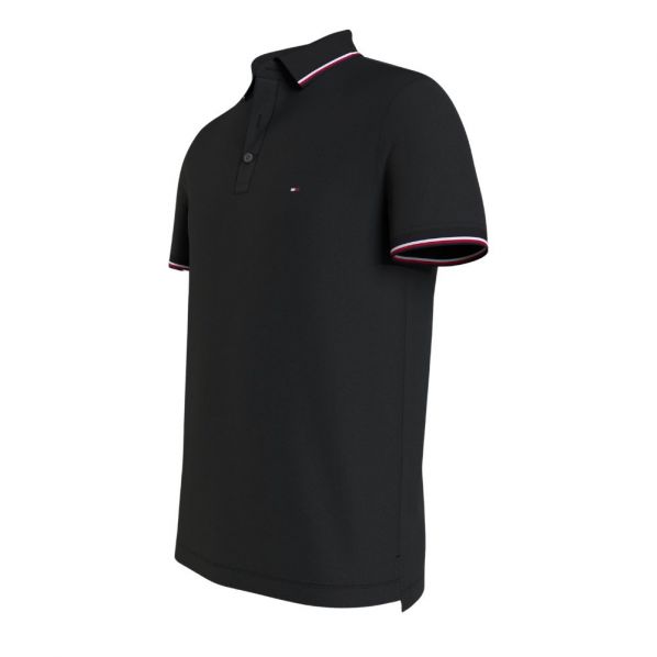 TOMMY HILFIGER 1985 RWB TIPPED SLIM POLO 0750-BDS
