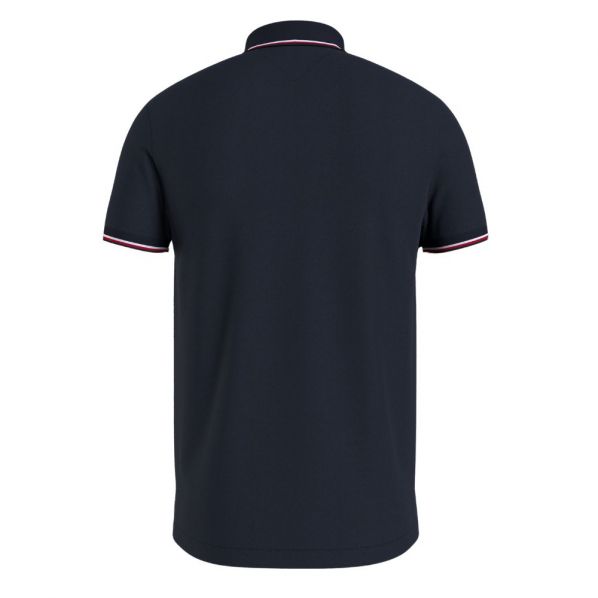 TOMMY HILFIGER 1985 RWB TIPPED SLIM POLO 0750-DW5