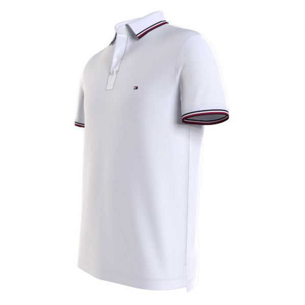 TOMMY HILFIGER 1985 RWB TIPPED SLIM POLO 0750-YBR