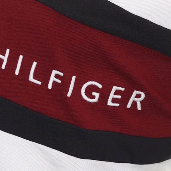 TOMMY HILFIGER COLOURBLOCK PLACEMENT REG POLO 0755-YBR