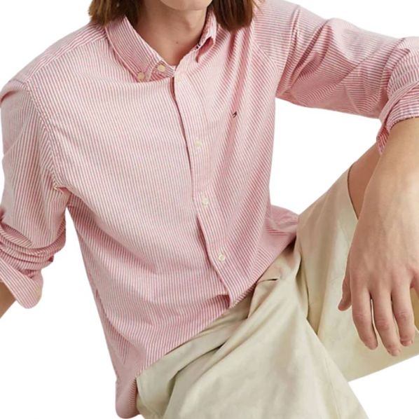 TOMMY HILFIGER ΠΟΥΚΑΜΙΣΟ 1985 FLEX OXFORD STRIPFE RF SHIRT 0935-0DM