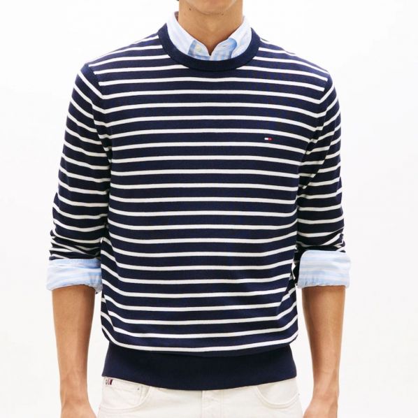 TOMMY HILFIGER ESSENTIAL SSNL COTTON CREW NECK 9999-0A5
