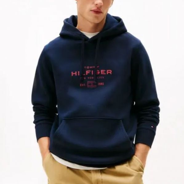 TOMMY HILFIGER OVAL GRAPHIC HOODIE 0864-DW5