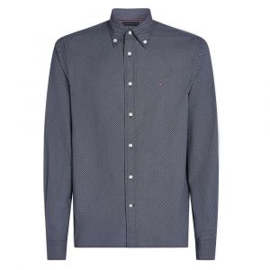 TOMMY HILFIGER FLEX POPLIN MICRO RF PRINT SHIRT 0455-0GZ