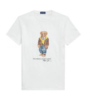 RALPH LAUREN T-SHIRT M CL WHITE 46001