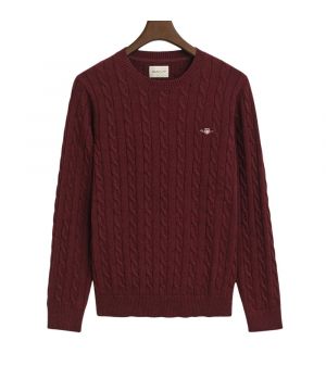 GANT COTTON CABLE C-NECK 0601-677