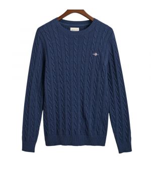 GANT COTTON CABLE C-NECK 0601-902