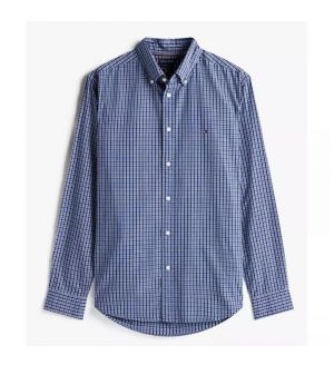 TOMMY HILFIGER FLEX POPLIN MINI TARTANRF SHIRT 0459-0MS
