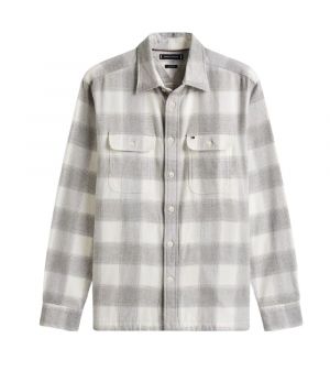 TOMMY HILFIGER FLANNEL CHECK SHIRT JACKET 0483-0QY